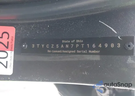 2023 Toyota Tacoma Trd Off Road z USA, uszkodzony, nr VIN 3TYCZ5AN7PT164903